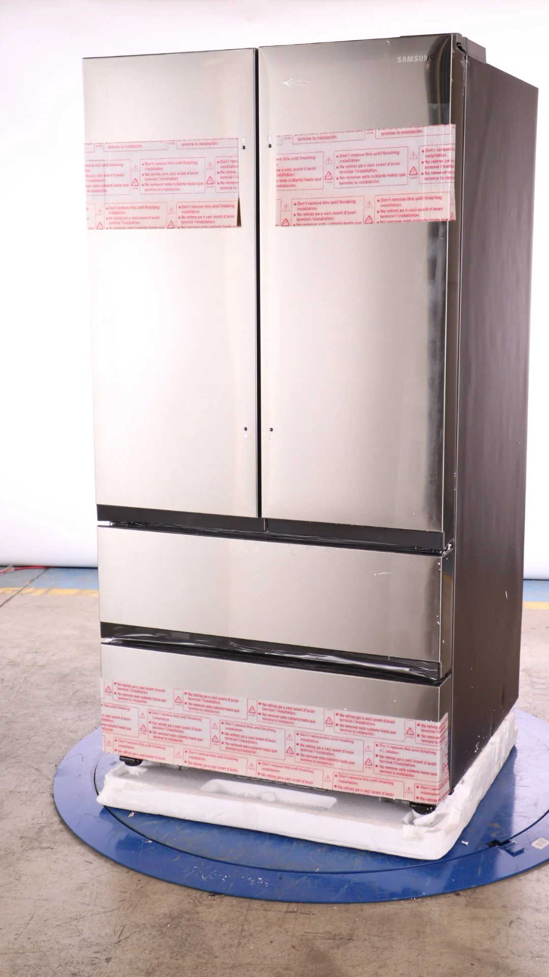 SAMSUNG 36 IN 30.8 CU. FT. STAINLESS STEEL 4 DOOR FRENCH DOOR REFRIGERATOR WITH SPACEMAX TECHNOLOGY - Inhomebuy