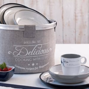 MELAMINE SERVING DISH SET WELCOME ON BOARD, 2 PC - Inhomebuy