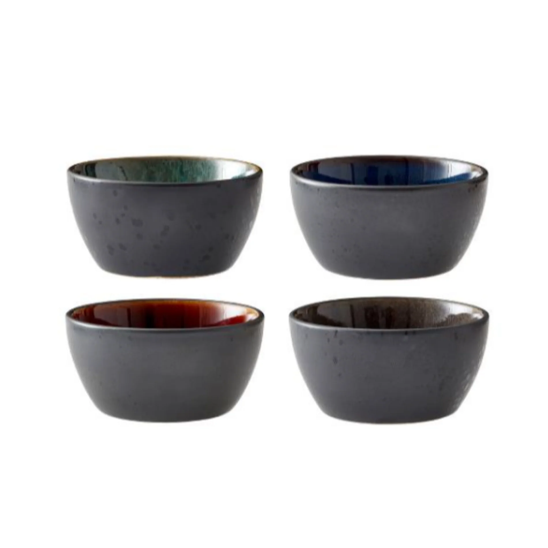Bowl 12 cm 4 Pcs Black Ass Bitz - Inhomebuy