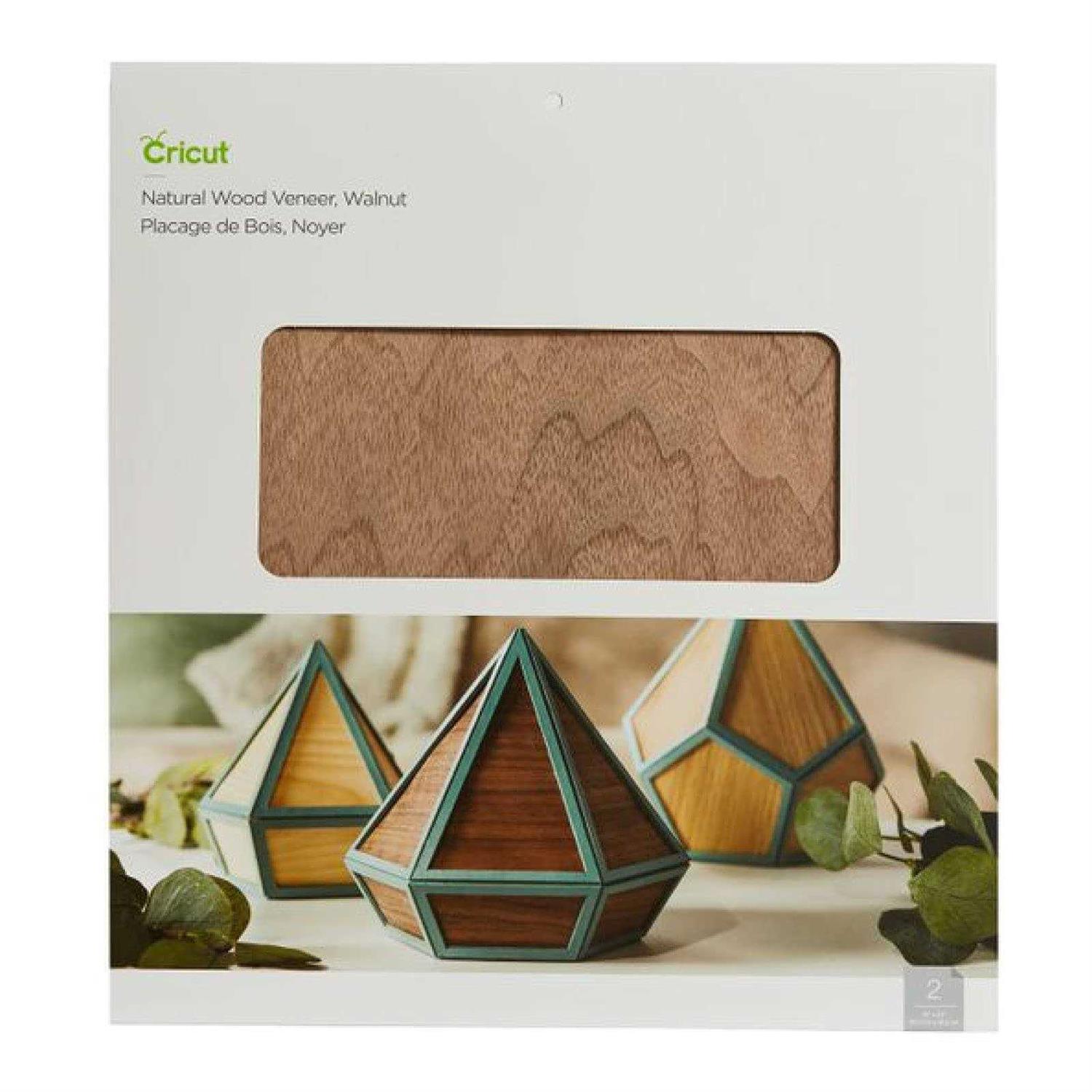 Cricut Natural Wood Veneers Bundle and Walnut - Inhomebuy