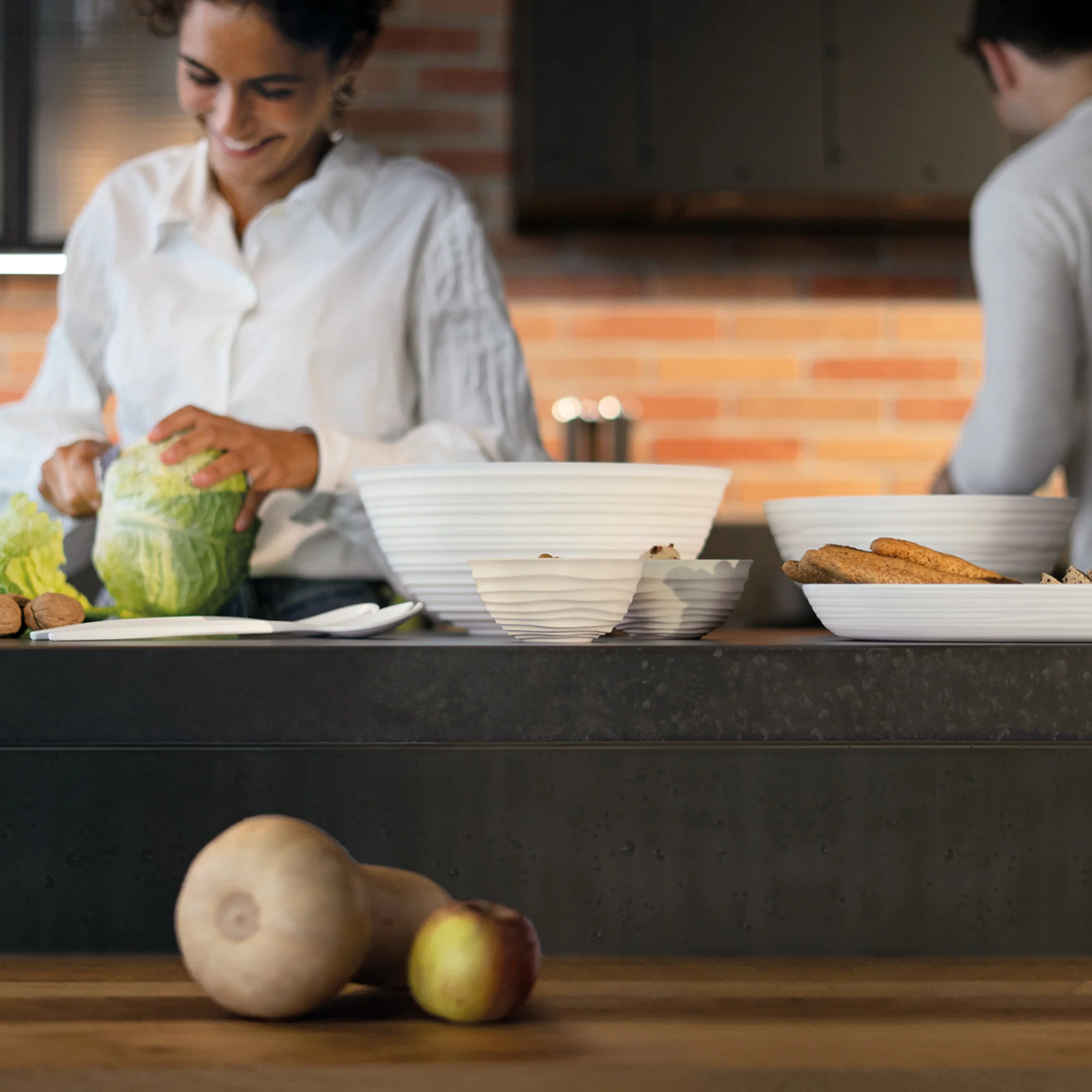 XL Bowl Tierra Milk White - Inhomebuy