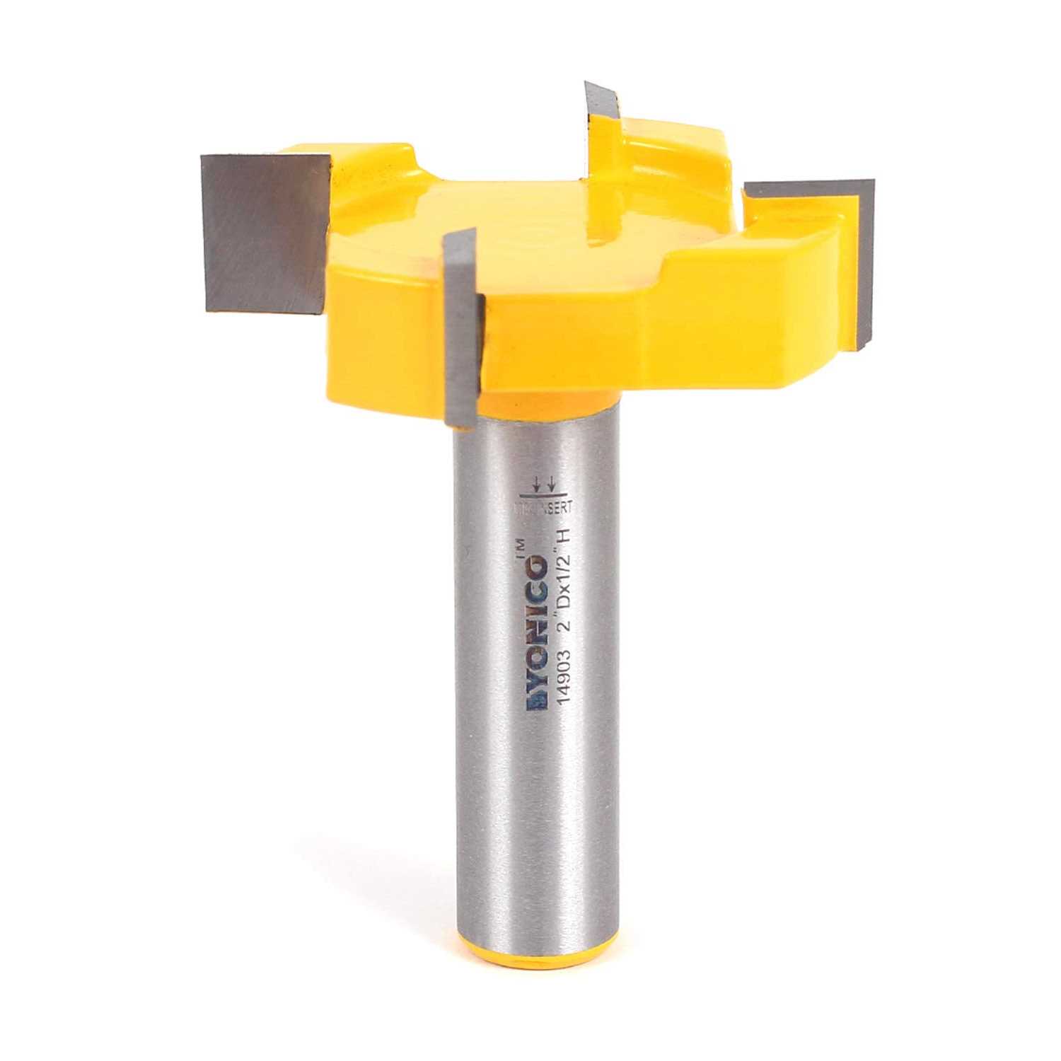 Yonico 19105q 1 in. Dia Carbide Tipped Core Box 1/4 in. Shank Router Bit - Inhomebuy