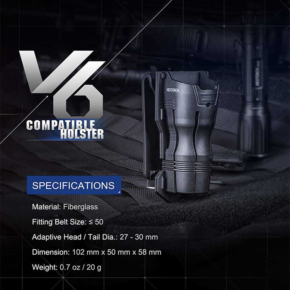 Nextorch V5 V5 Tactical Flashlight Holster - Inhomebuy