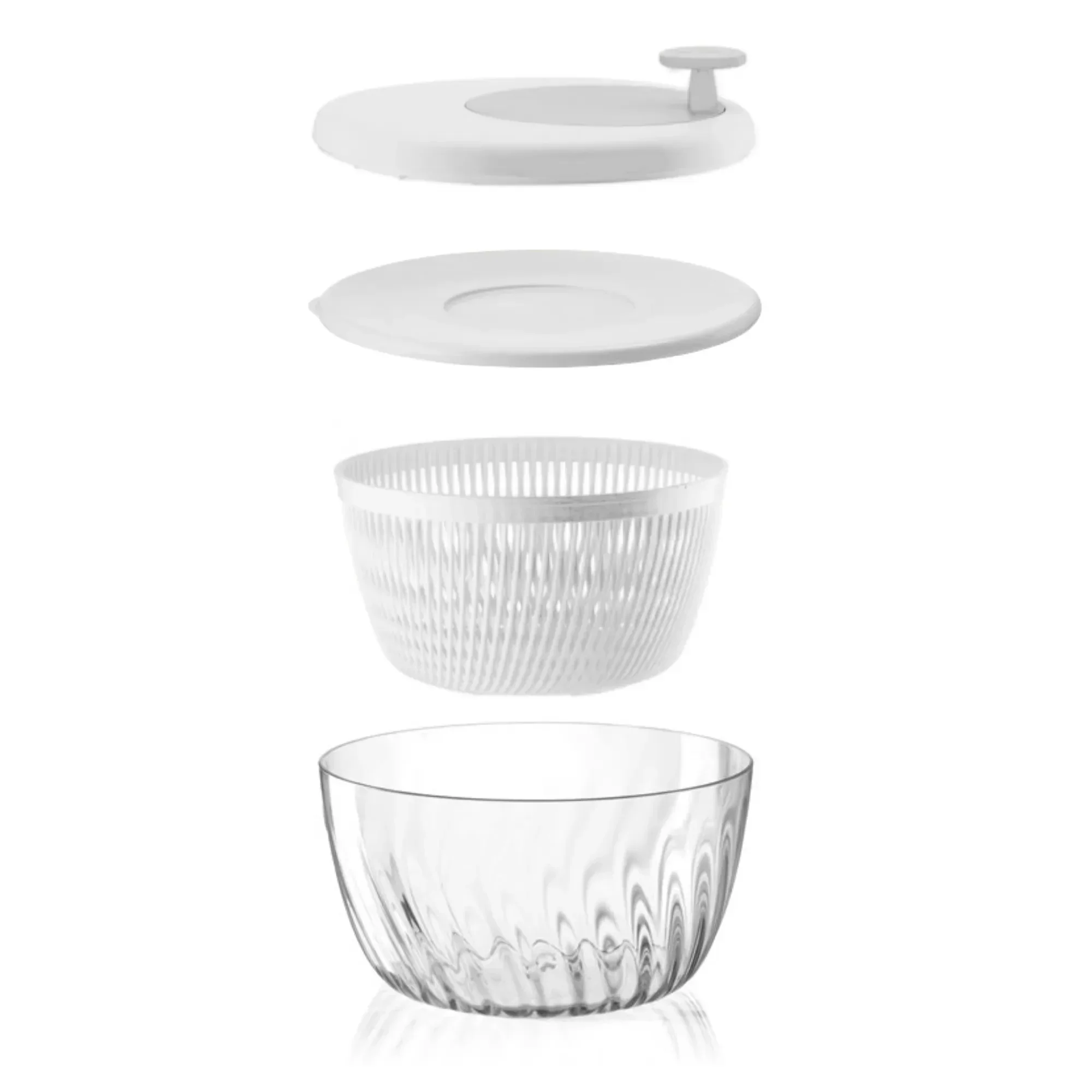 Spin&Store Salad Spinner With Lid 26 Kitchen Active Design - Inhomebuy