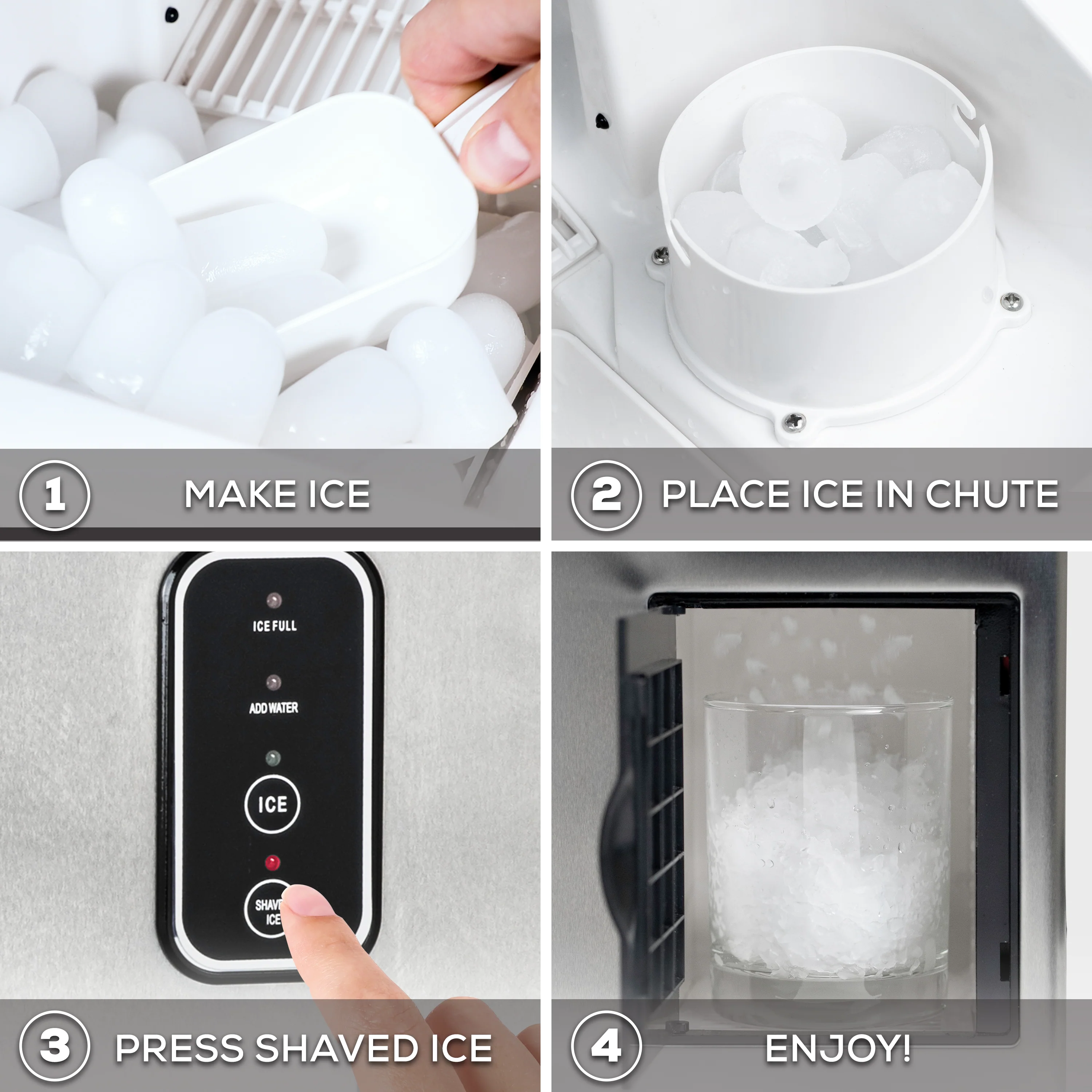 IGLOO 44 lb. Ice Maker and Dispensing Ice Shaver - Inhomebuy