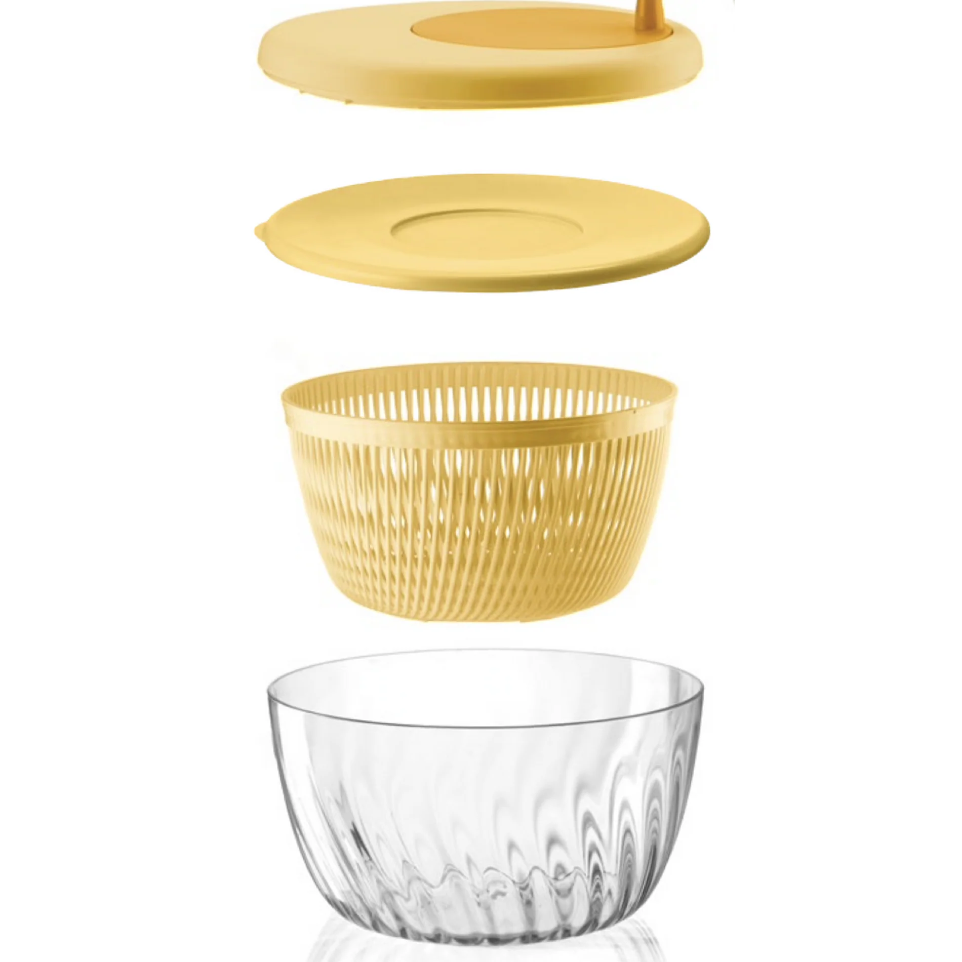 Spin&Store Salad Spinner With Lid 26 Kitchen Active Design - Inhomebuy