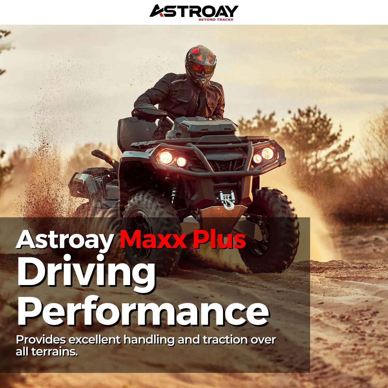 24 x 8 - 12 Astroay Maxx Plus Utility ATV/UTV Tire - Inhomebuy