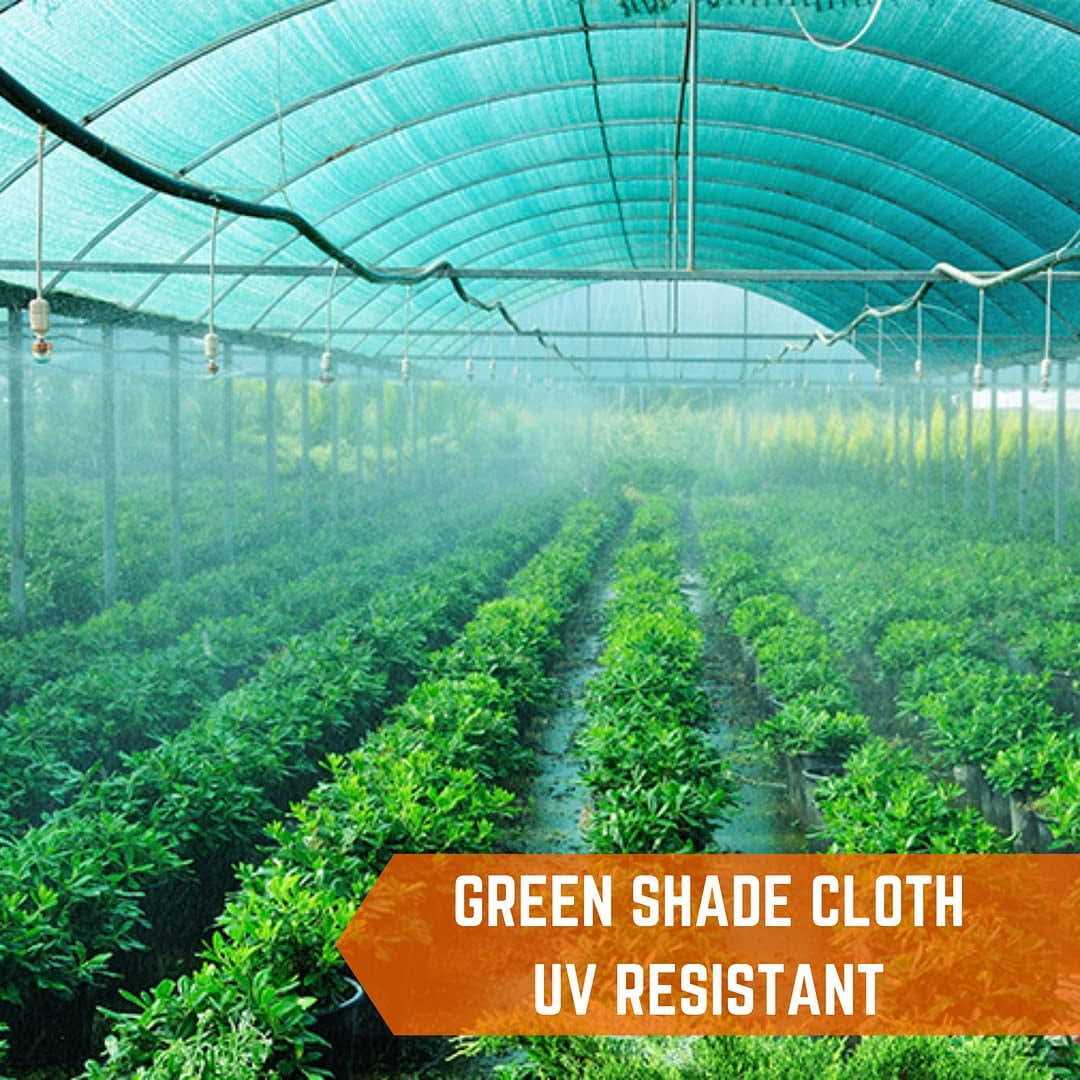 Farm Plastic Supply Green Cloth 70% Mesh Fabric for Fence Privacy Screen Garden - Inhomebuy