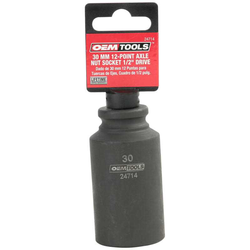 OEMTOOLS 0.5 in Drive 36mm Axle Nut Socket - Inhomebuy