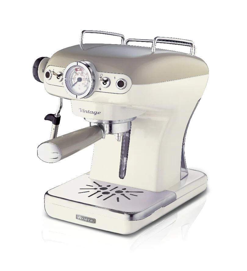 Vintage Espresso Machine Beige - Inhomebuy