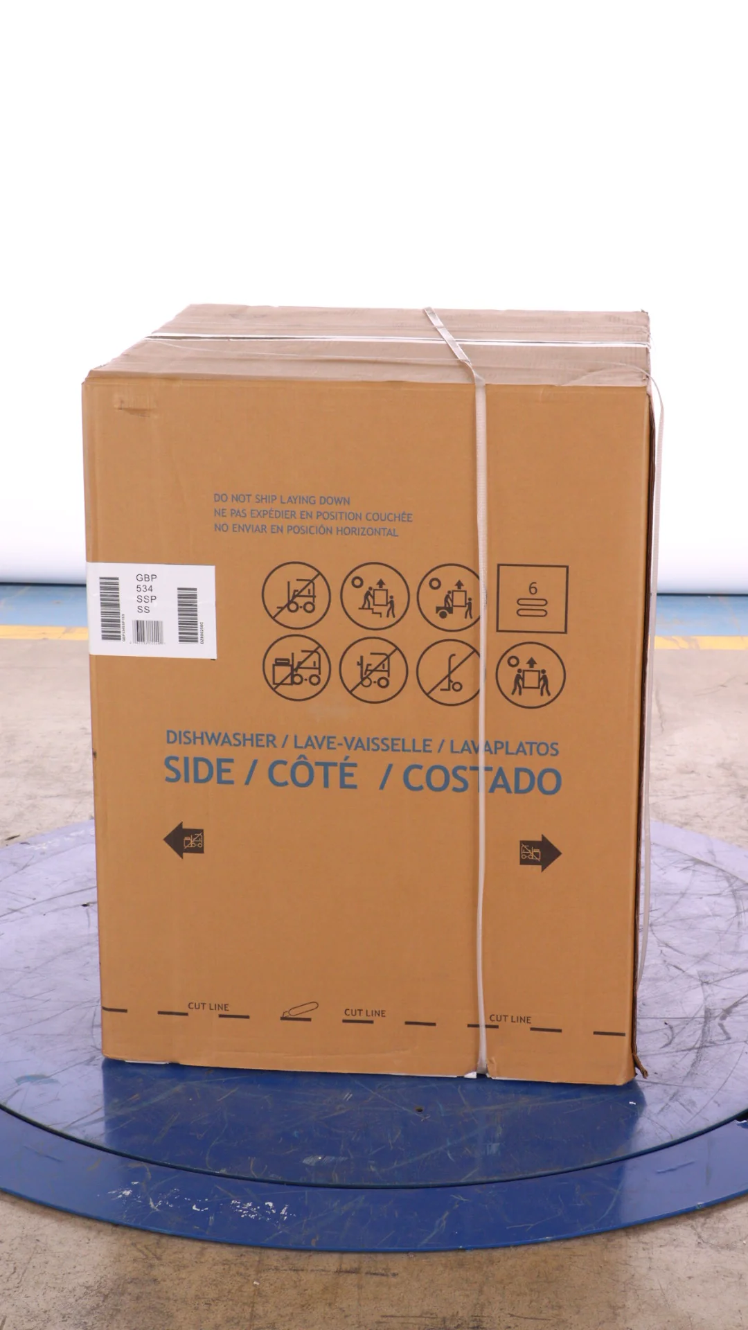 GE 24 IN. STAINLESS STEEL BUILT-IN TOP CONTROL DISHWASHER WITH STAINLESS STEEL TUB - GBP534SSPSS - Inhomebuy