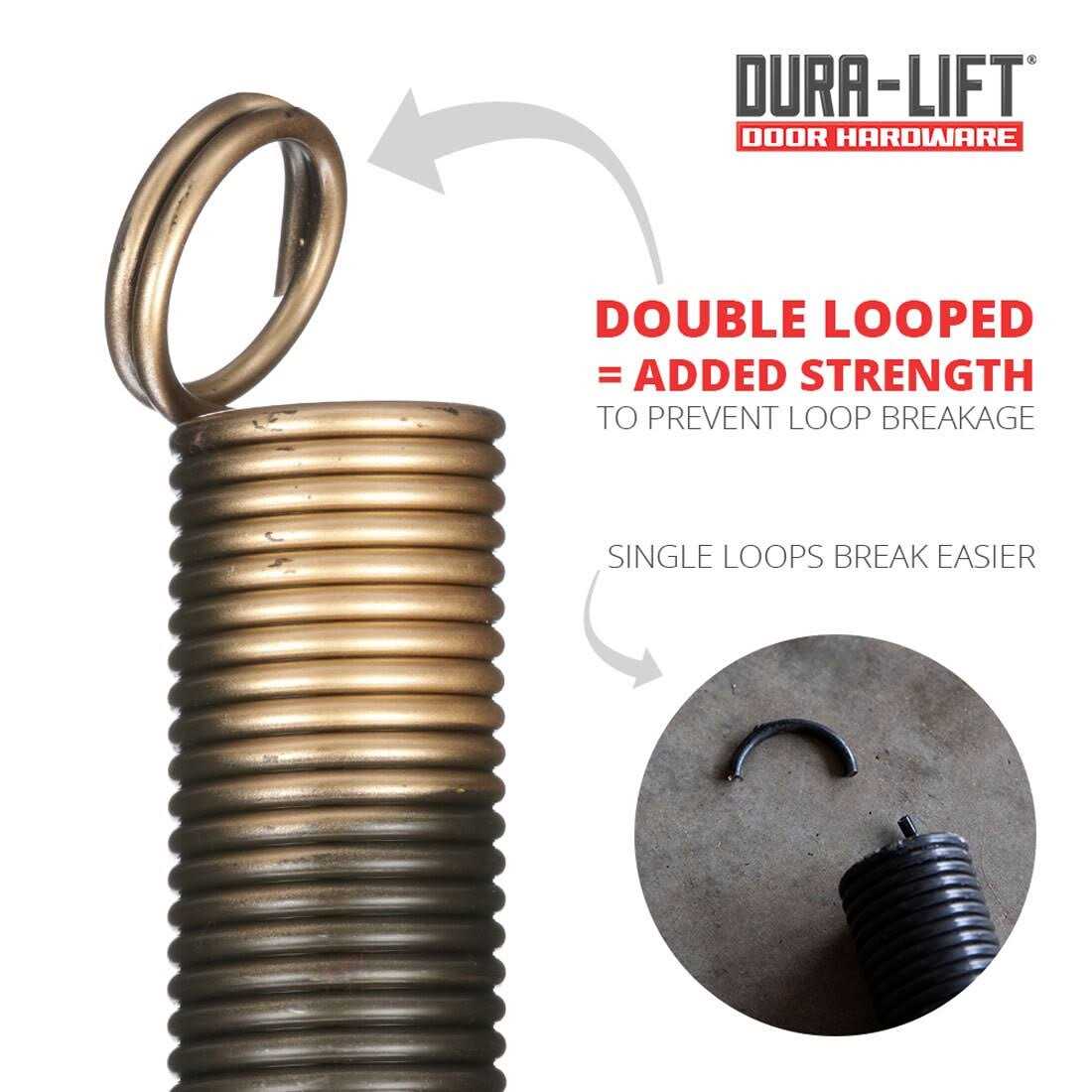 Dura-Lift Heavy Duty Extension Garage Door Spring 2-Pack - Inhomebuy