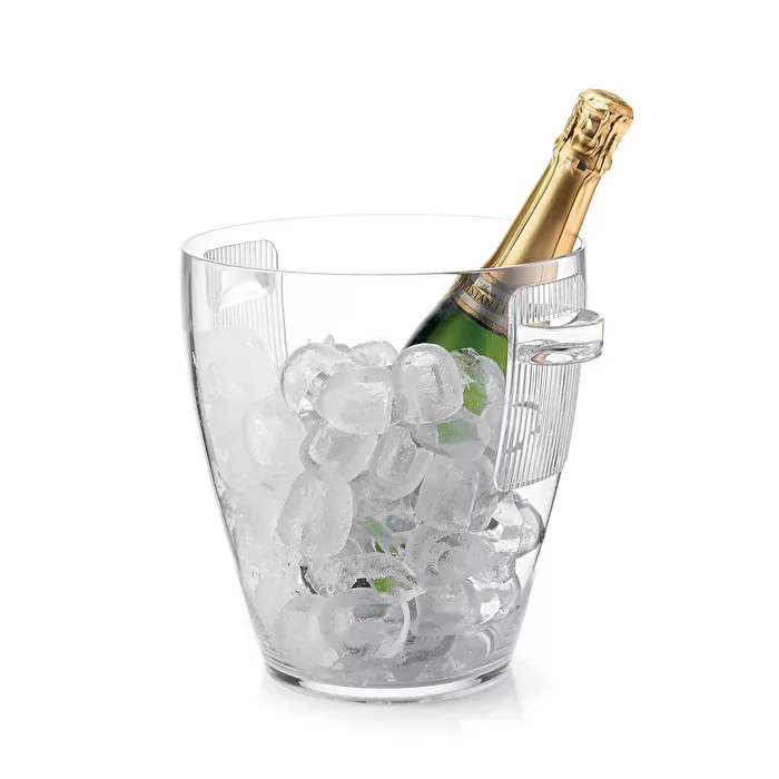 Ice Bucket Champagne Clear - Inhomebuy