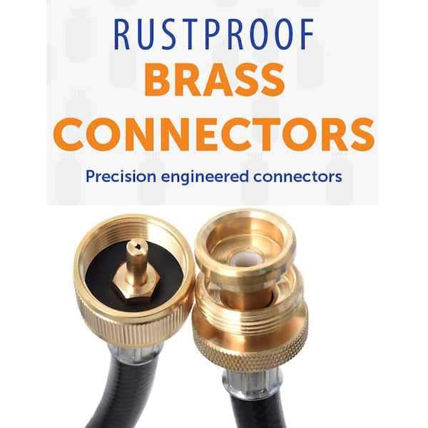 Flame King 60 lb Steel Propane Tank LPG Refillable Cylinder with POL Valve - Inhomebuy