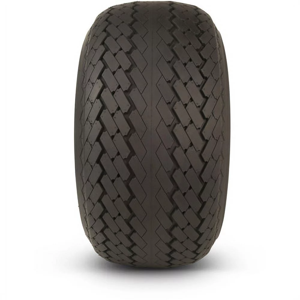 Greenball Greensaver 18X8.50-8 4 PR Golf Cart Tire and Wheel Assembly, 4 lug White Color Wheel included - Inhomebuy