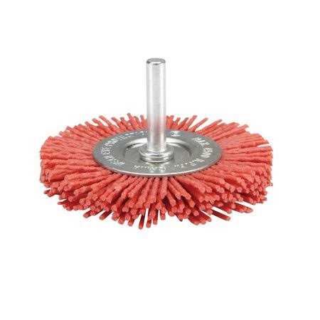 Warrior 4 Grit Nylon Abrasive Wheel with 1/4 in. Shank - Inhomebuy