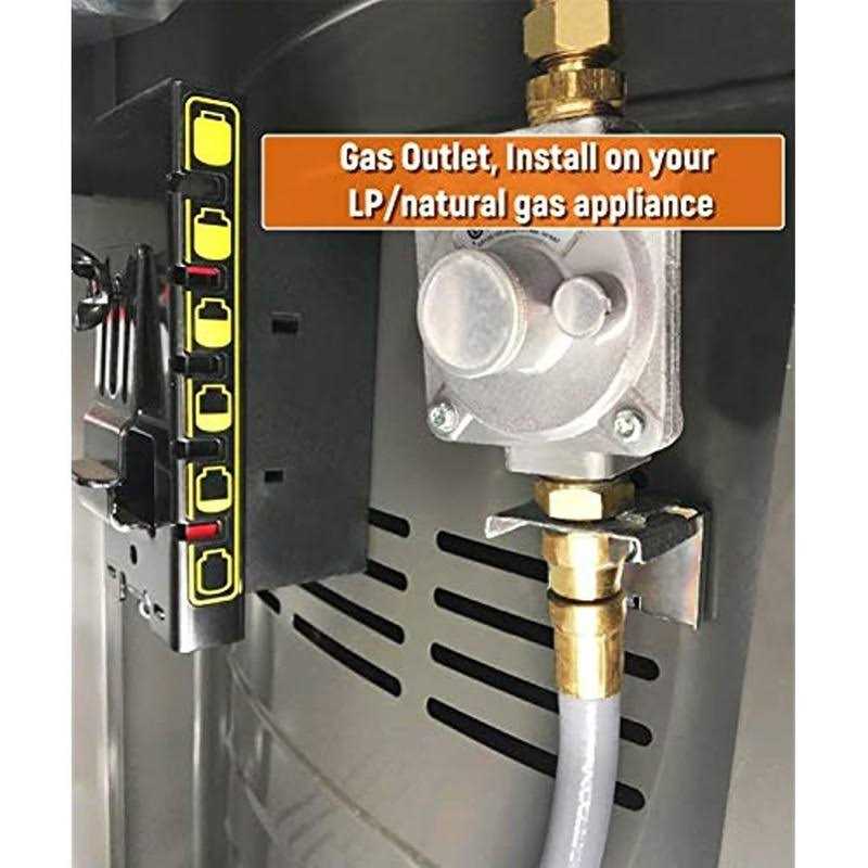 GASPRO 1lb Propane Tank Adapter 20lb to 1lb Converter Hook Up Small Propane Tanks When 20lb Ran Out - Inhomebuy