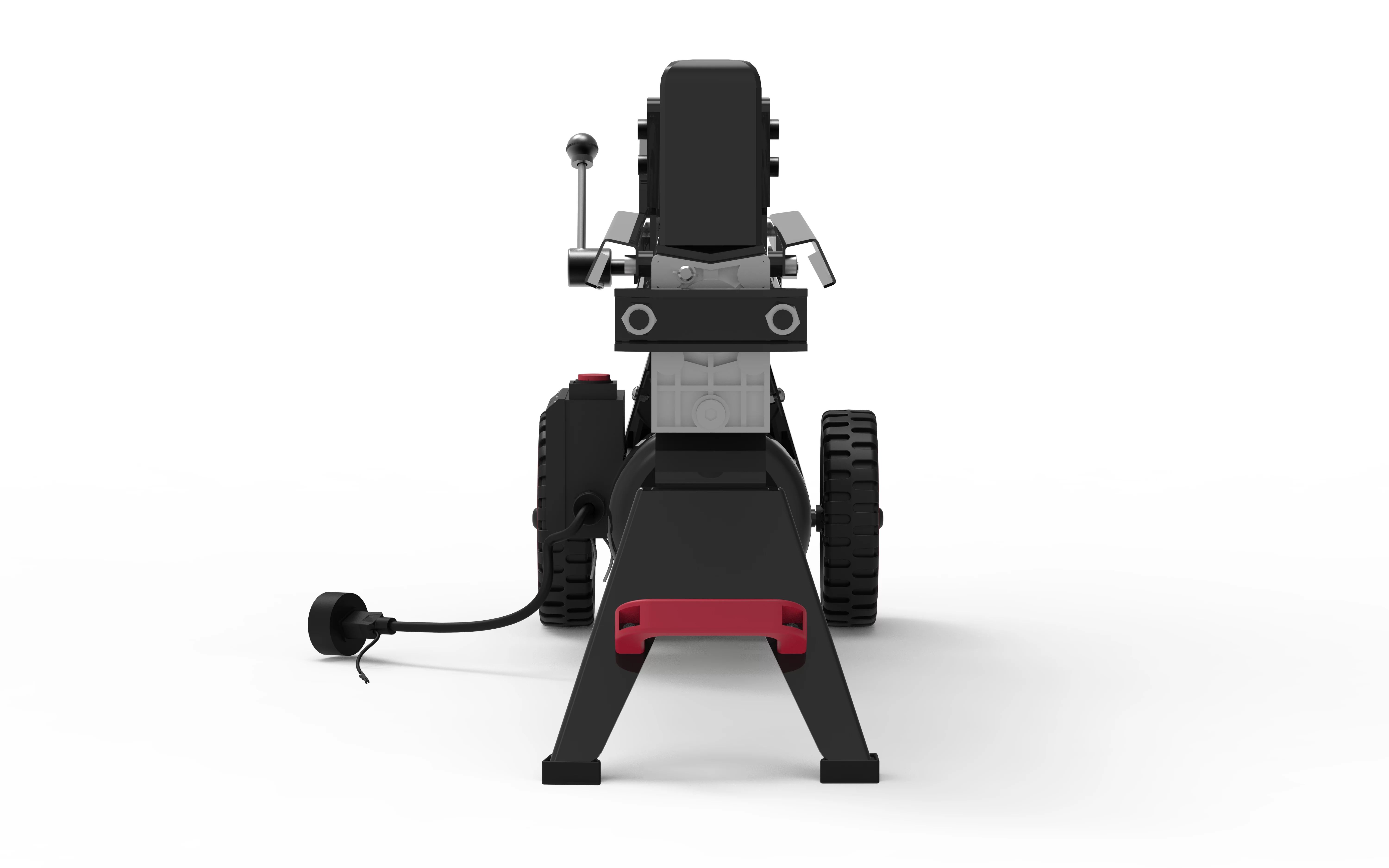 Hyper Tough 5 Ton Log Splitter, 15-Amp Induction Motor with Hydraulic Ram, Horizontal use with Vertical storage - Inhomebuy