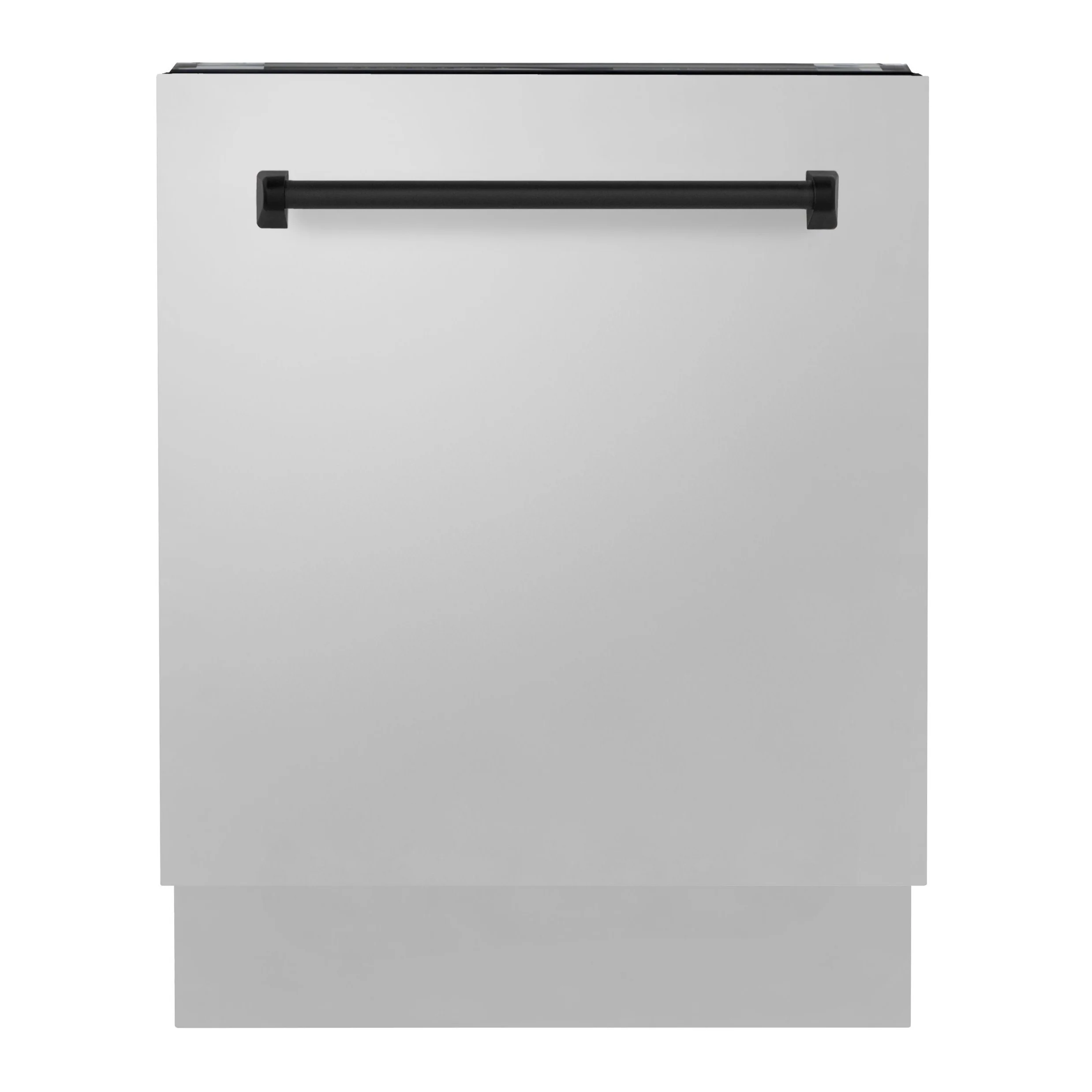ZLINE Autograph Series 24 inch Tall Dishwasher in Stainless Steel with Matte Black Handle, DWVZ-304-24-MB - Inhomebuy