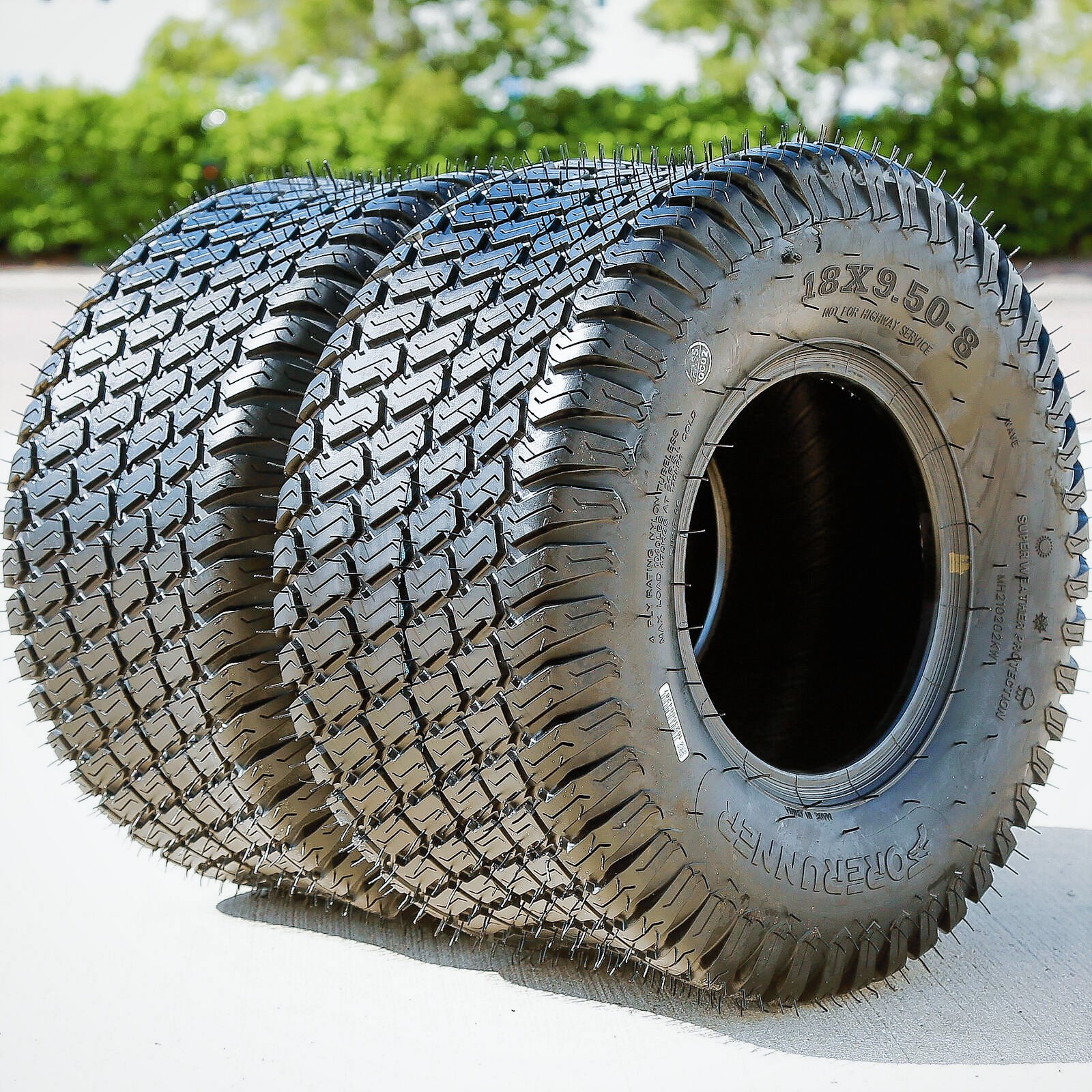 Forerunner Wave 18x9.50-8 18x9.5-8 4 Ply Lawn & Garden Tire - Inhomebuy
