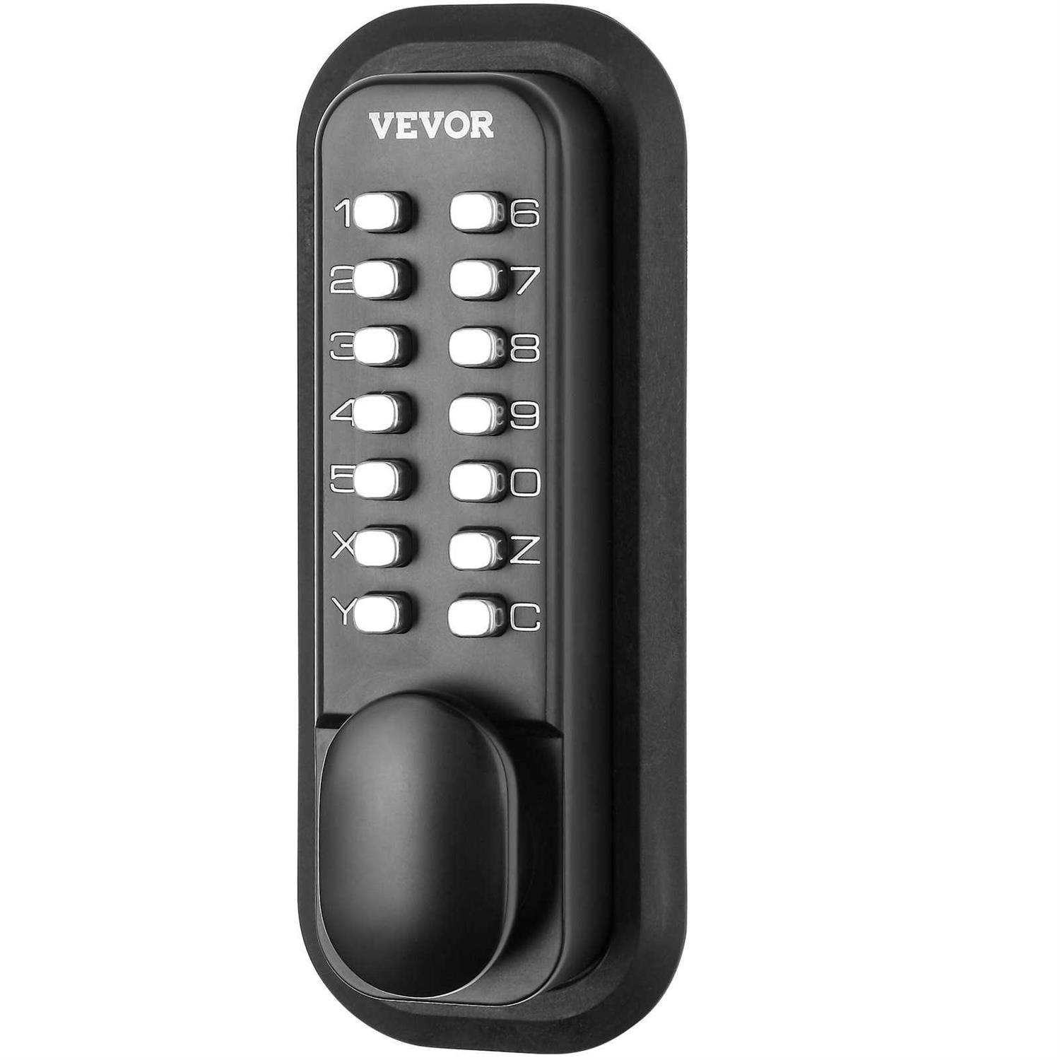 VEVOR Mechanical Keyless Entry Door Lock 14 Digit Keypad Water-proof Zinc Alloy - Inhomebuy