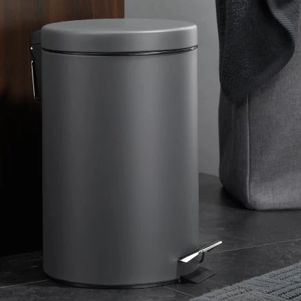 Dust bin Malta Dark Grey - 12 L - Inhomebuy