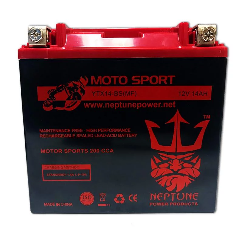 Honda FourTrax 300 4x4, 1998-2000 YTX14-BS(MF) SLA Powersport Replacement ATV Battery by Neptune - Inhomebuy