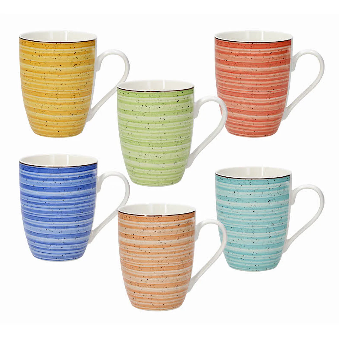Iris kaleido Mug 350cc 6pcs - Inhomebuy