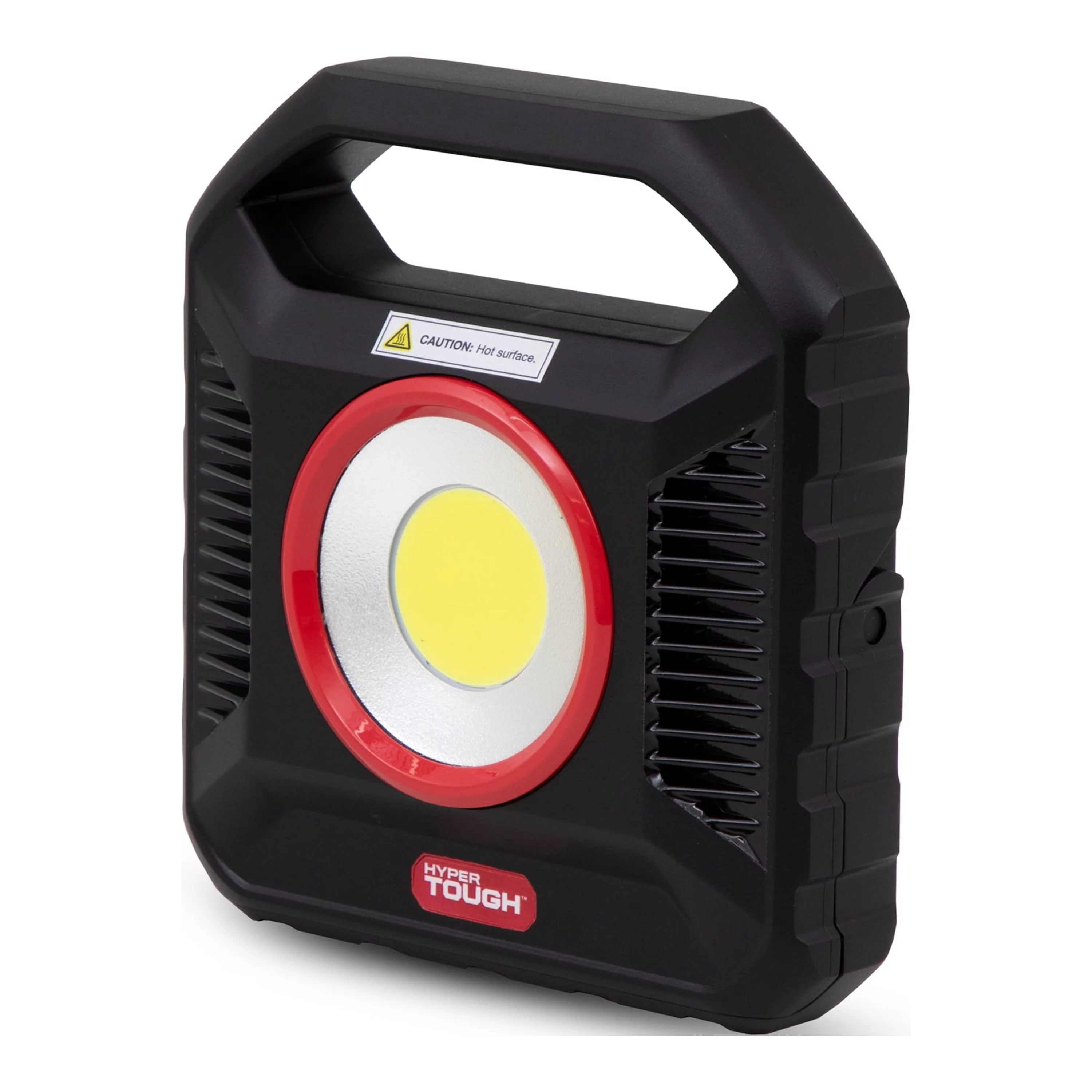 Hyper Tough 2300 Lumen LED Rechargeable Portable Work Light, Red, Black, 3 Modes - Inhomebuy