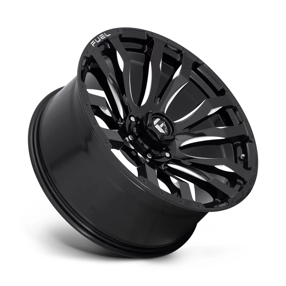 Fuel 1Pc D673 Blitz 20X10 5X127 -18Et 78.1Cb Gloss Black Milled Wheel - Inhomebuy