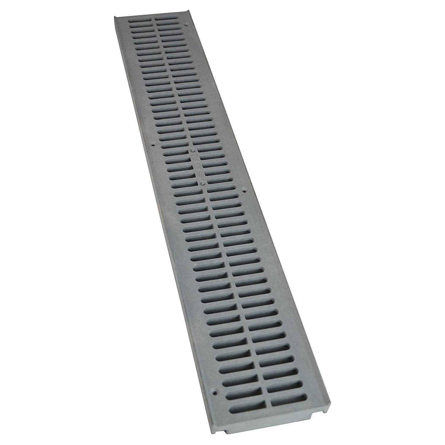 NDS Spee-D Channel Drains and Grates 10-ft L x 5-3/4-in W x 5-3/4-in dia Drain 400-10RTL - Inhomebuy