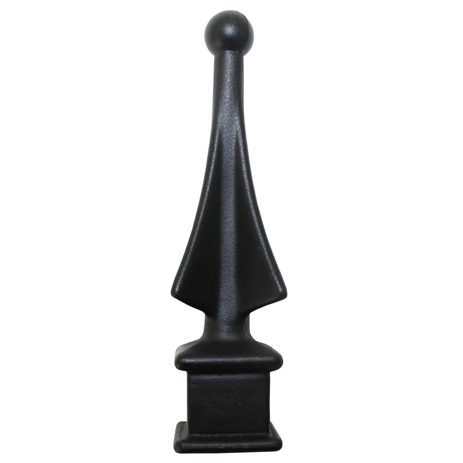 Fence Finials Easy-Tap Installation High-Impact Polypropylene Four-Sided Spire - Inhomebuy
