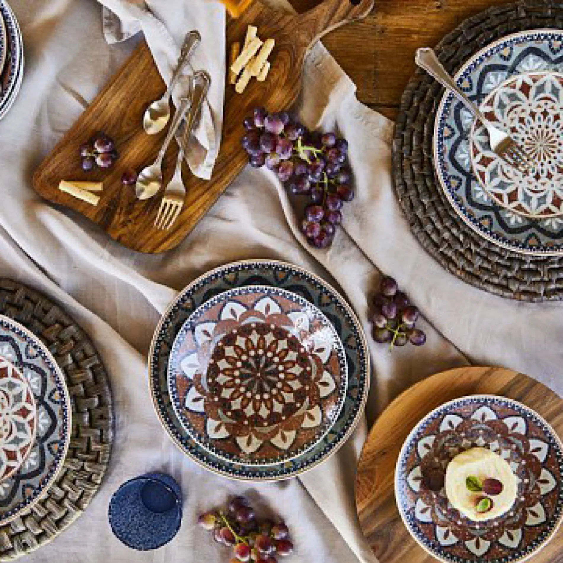 Table Set 18pcs Color Orione - Inhomebuy