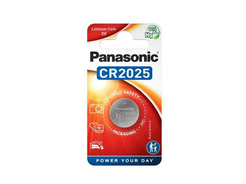 Panasonic Lithium Coin Battery: 3V x 1 | CR2025 - Inhomebuy