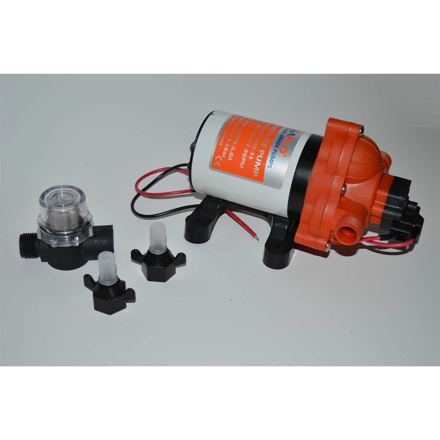 Seaflo 12V 3.0 GPM 33 Series Water Pump - Inhomebuy