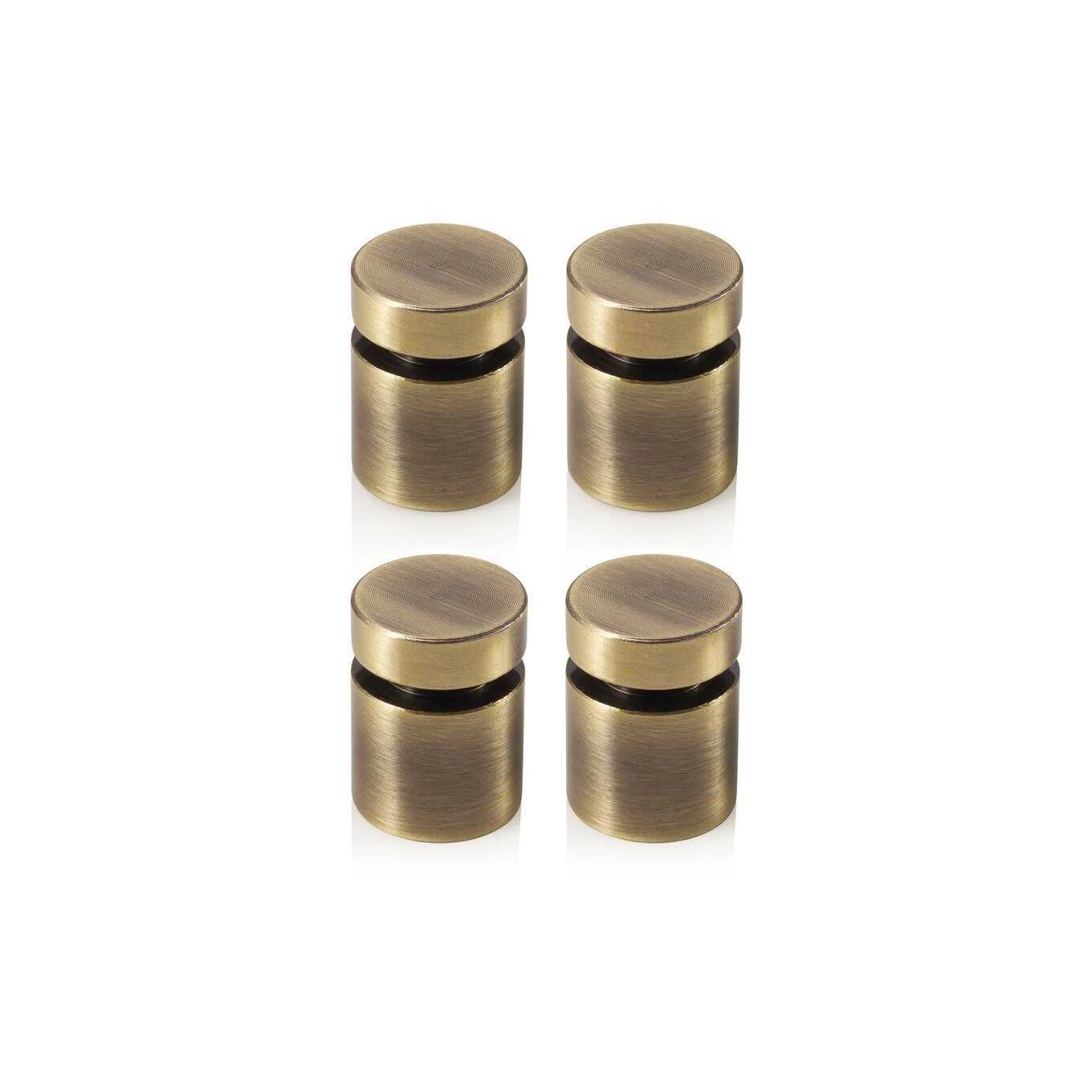 Quartet Set Glass Board Mounting Hardware Polished - Inhomebuy