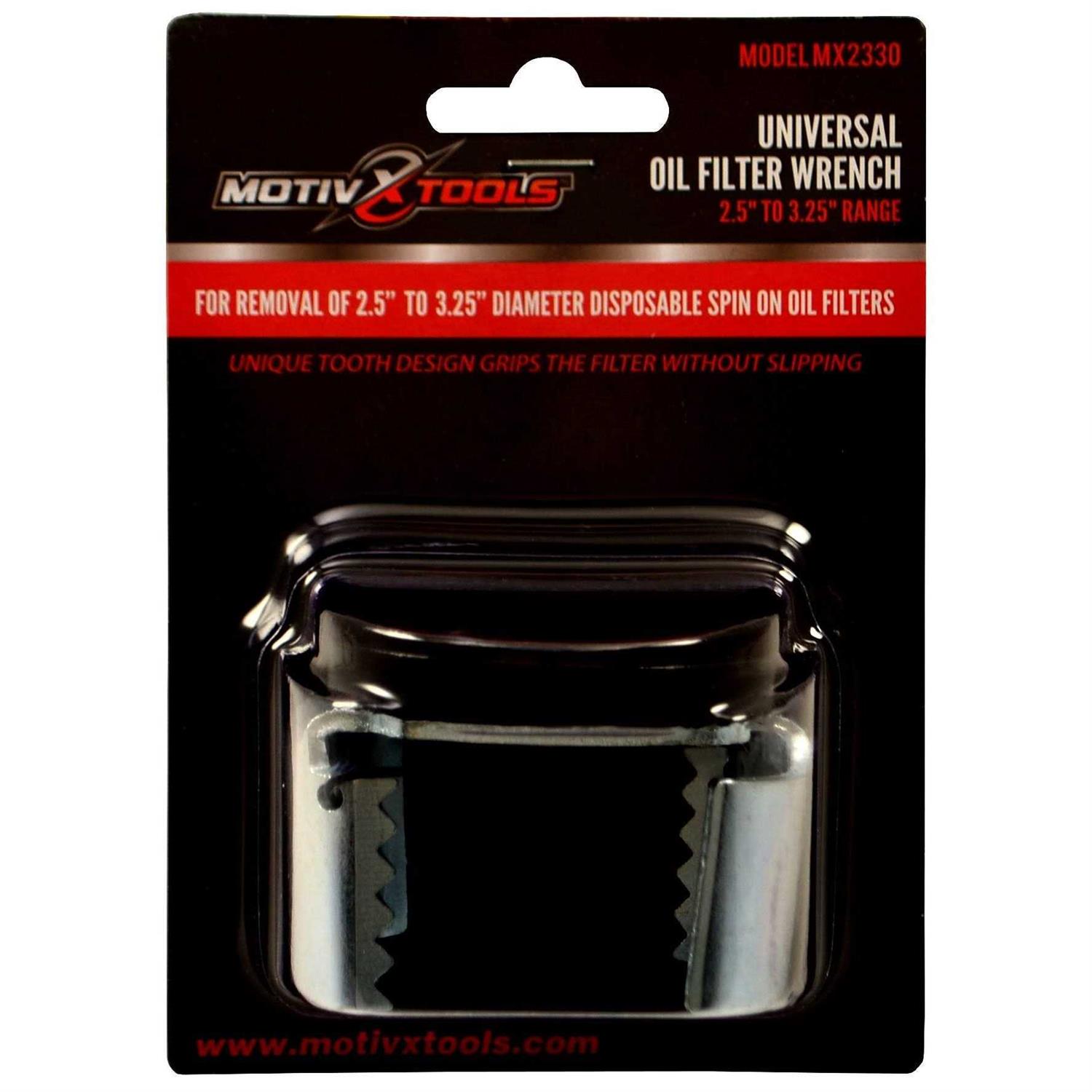 Motivx Tools 74mm Oil Filter Wrench MX2323 - Inhomebuy