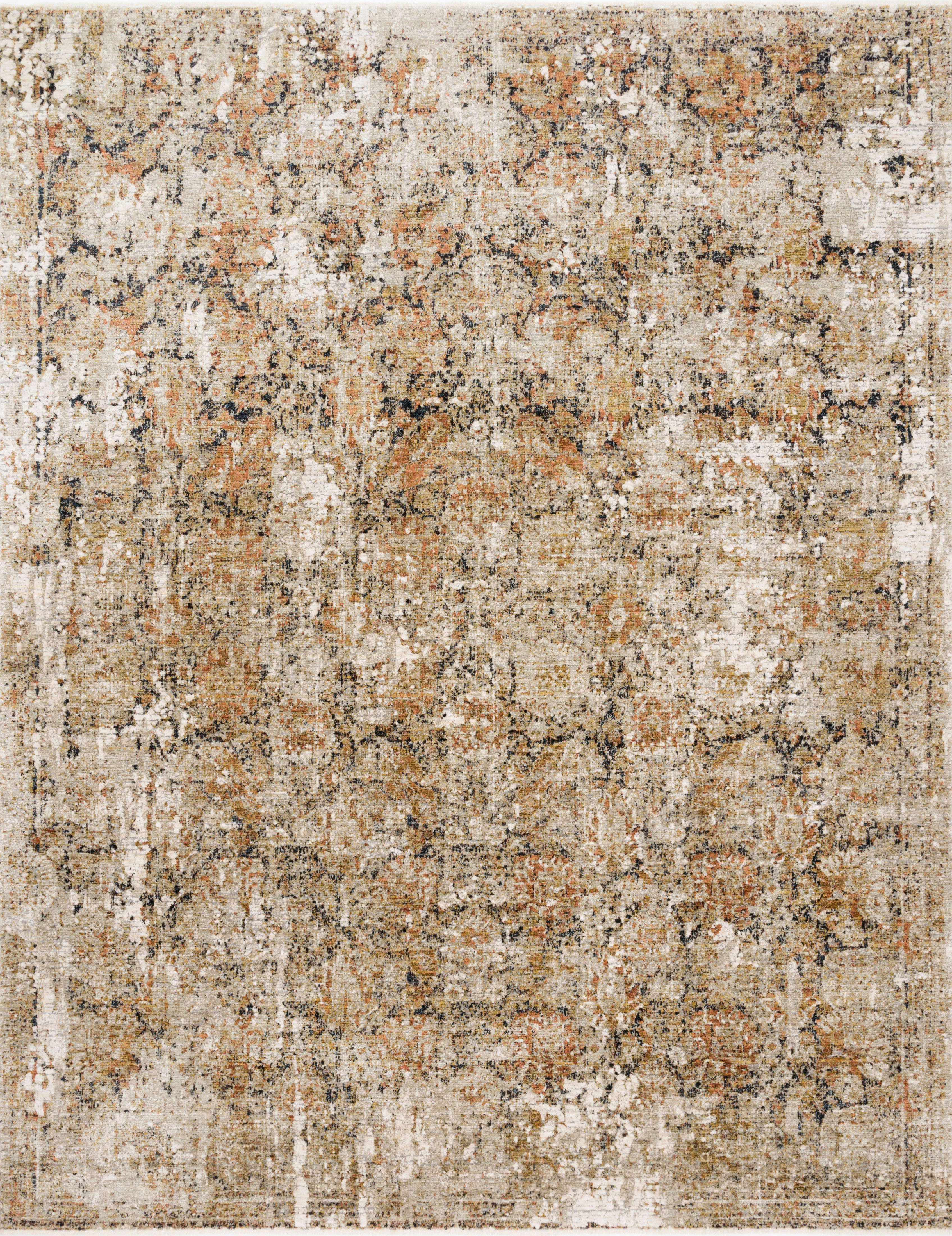 Loloi Rugs Theia Collection Rug in Taupe, Gold - 7'10