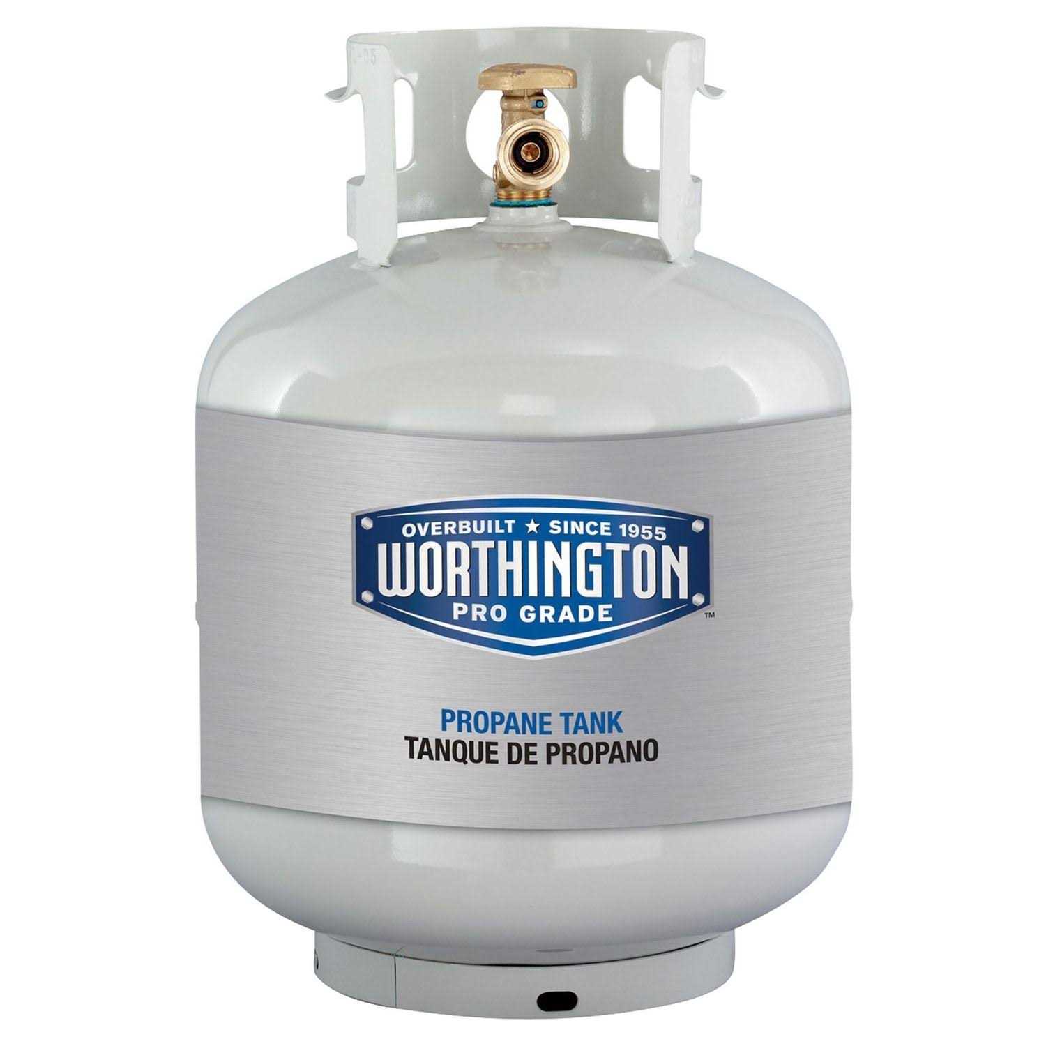 Worthington Cylinders 281165 Vertical Portable Steel LP Tank Cylinders - Inhomebuy
