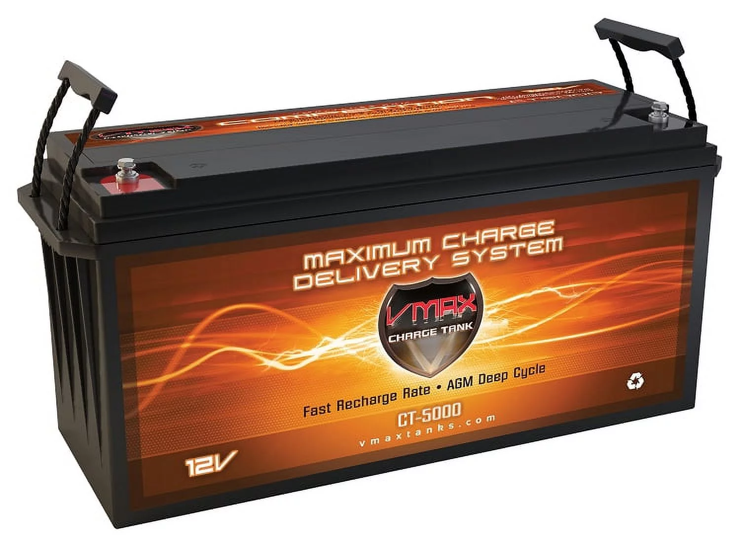 VMAX CT-5000 4D 200ah Competition 12V AGM Deep Cycle Battery Heavy Duty - Inhomebuy