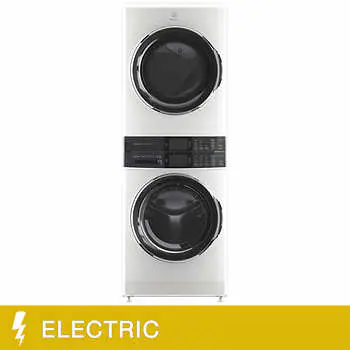 ELECTROLUX 6 SERIES WHITE SINGLE UNIT FRONT LOAD LAUNDRY TOWER WITH 5.2 CU. FT. WASHER, 8.0 CU. FT. - Inhomebuy