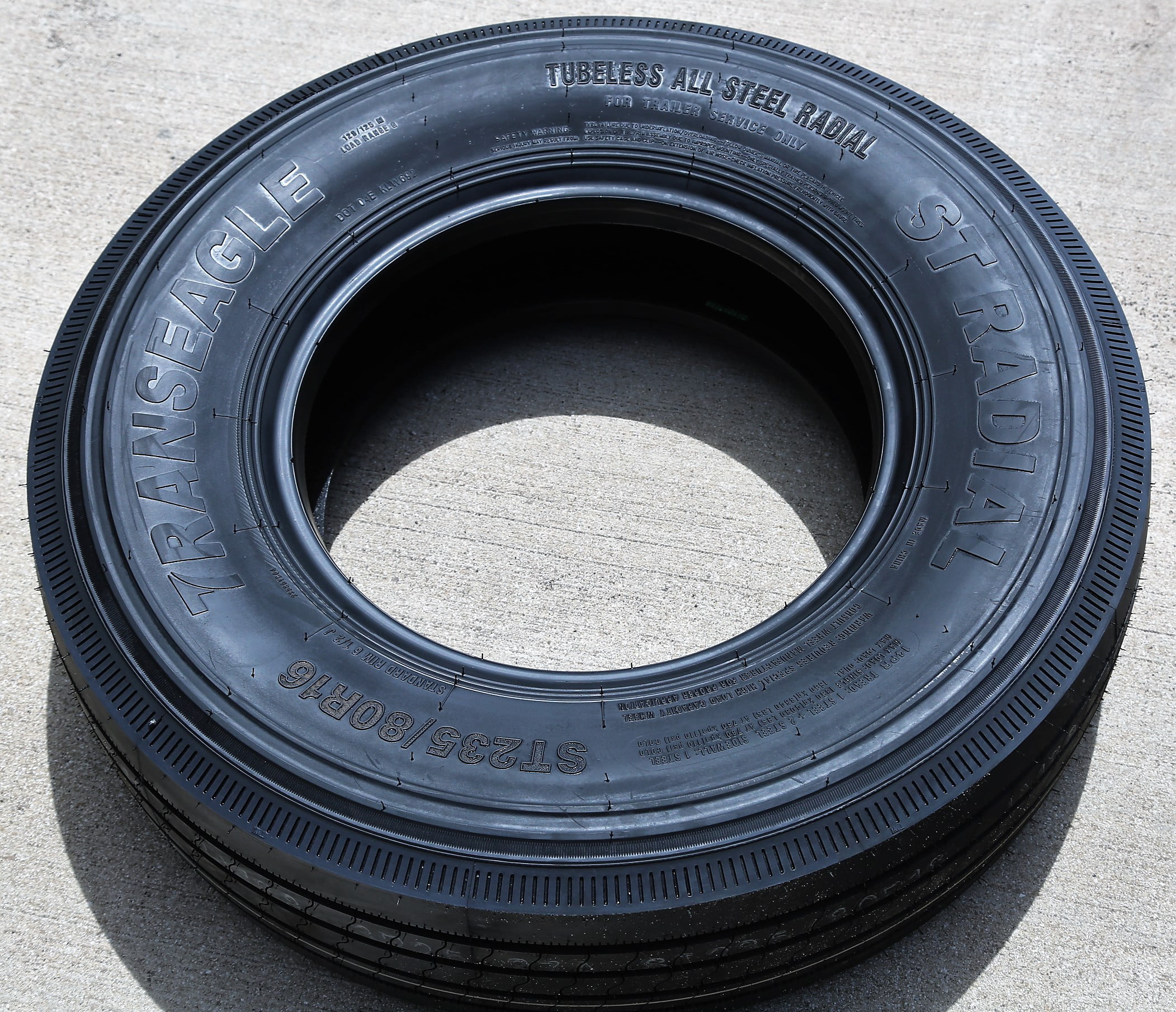 Transeagle All Steel ST Radial ST 235/80R16 Load G (14 Ply) Trailer Tire - Inhomebuy