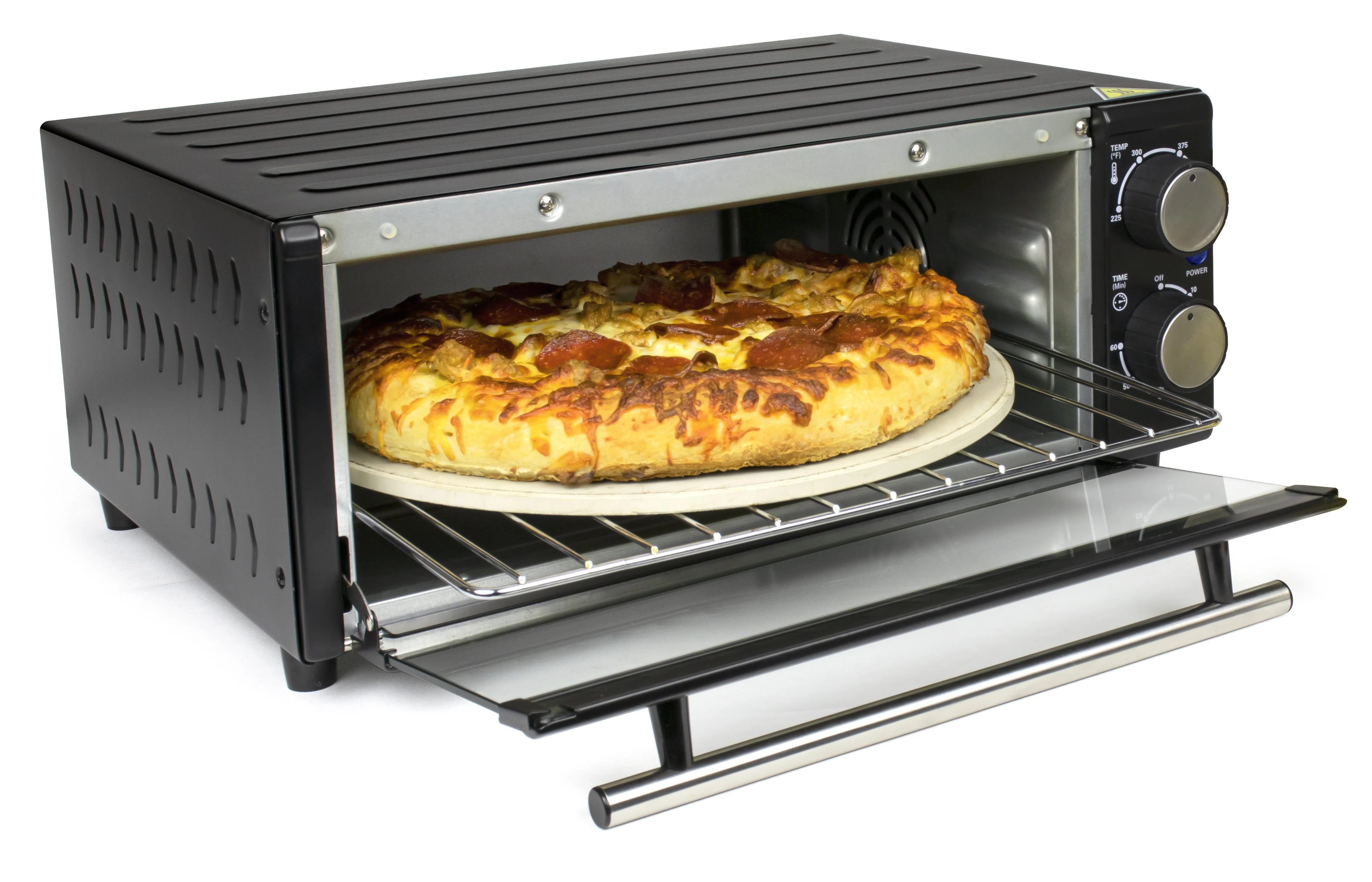 HomeCraft Convection Pizza Oven with Glass Door and Stone - Inhomebuy