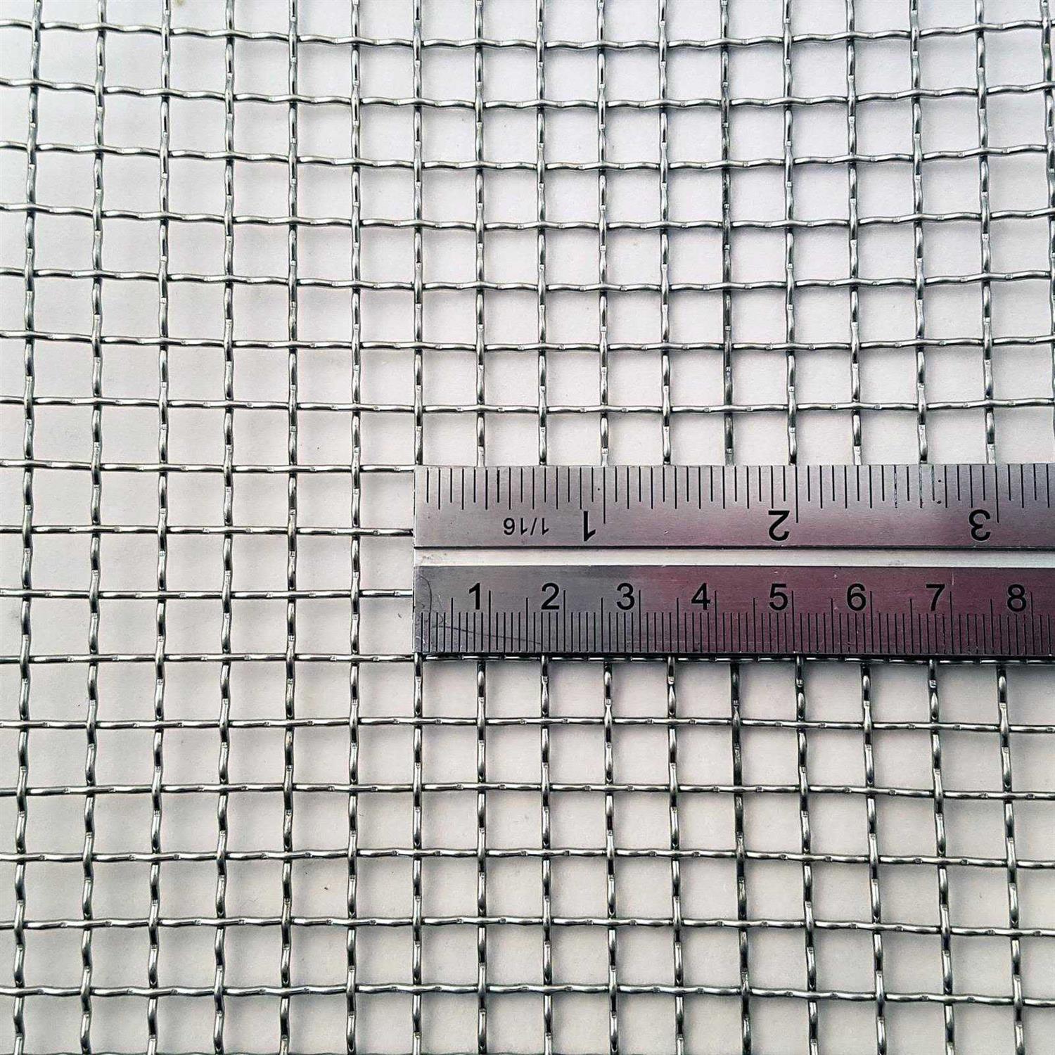 Woven Wire mesh 3 mesh – 7.3mm Aperture – by Inoxia Cut - Inhomebuy