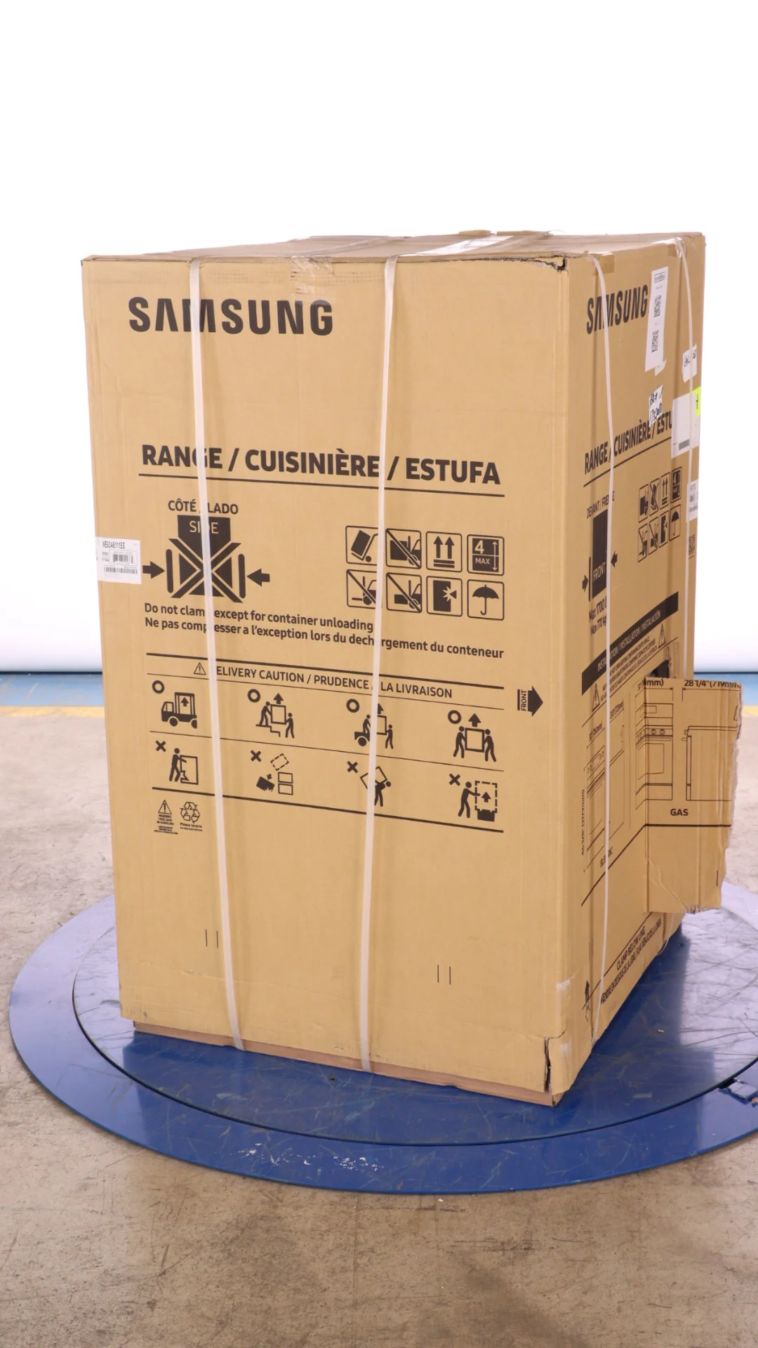 SAMSUNG 30 IN. 6.3 CU. FT. STAINLESS STEEL ELECTRIC RANGE WITH STEAM CLEAN AND BUILT-IN WI-FI - NE63 - Inhomebuy