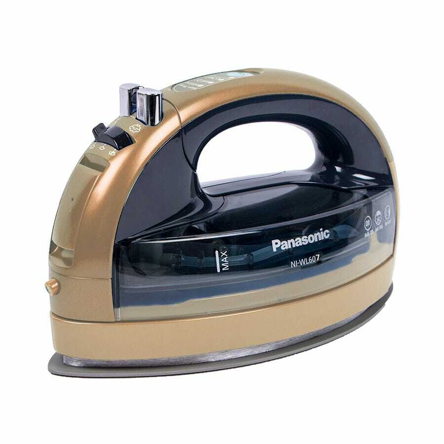 Panasonic Steam Iron |NI-WL607N| Champagne Colour, 360-Quick, Cordless, Ceramic-Coated Soleplate, with Vertical Steam - Inhomebuy