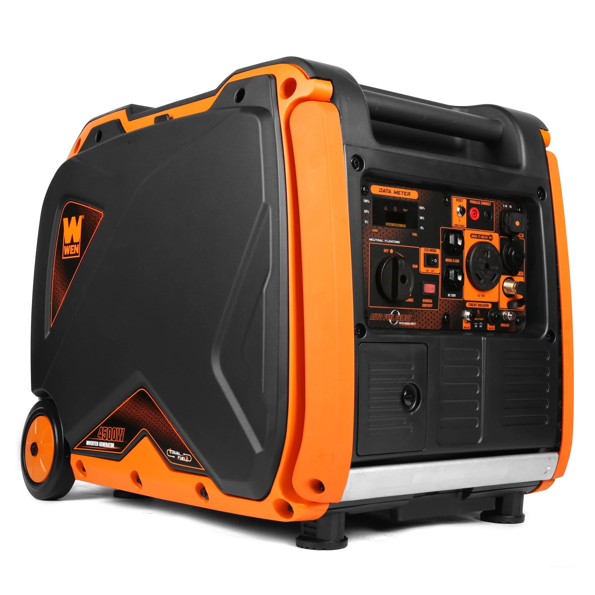 WEN Super Quiet 4500-Watt Dual Fuel RV-Ready Portable Inverter Generator with Fuel Shut-Off - Inhomebuy