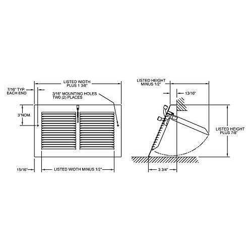 White Triangular Baseboard Grill - Inhomebuy