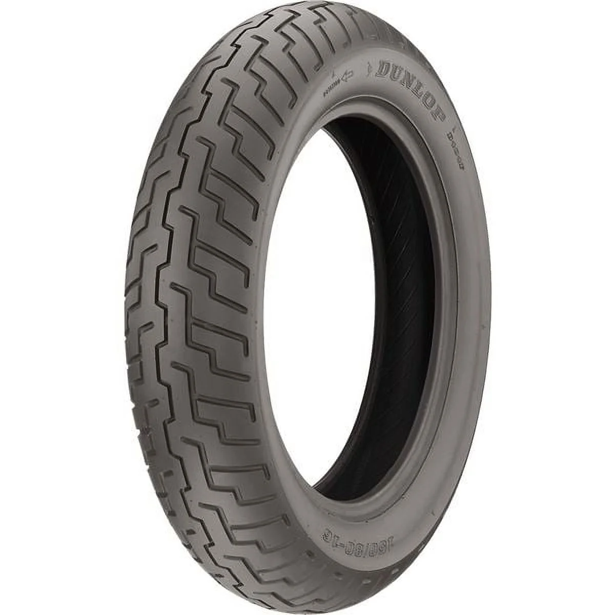 Dunlop D404 Front Motorcycle Tire 100/90-19 (57H) Black Wall - Inhomebuy