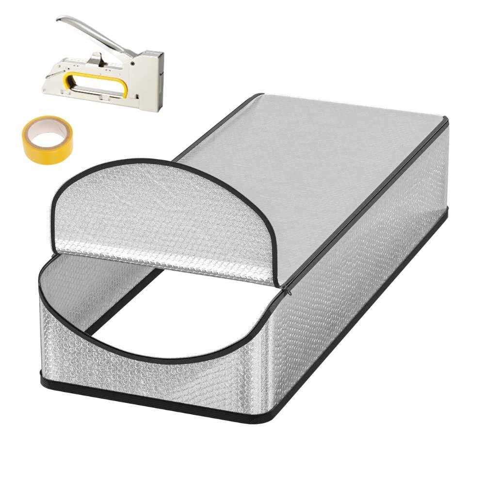 Dualso Attic Stairs Insulation Cover with Zipper Insulator Bag Energy Saving - Inhomebuy